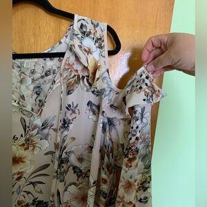 Women’s Cold Shoulder Dress Shirt